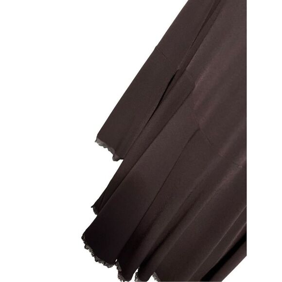 nu long sleeve black tunic with fringed bottom - M - Picture 5 of 7